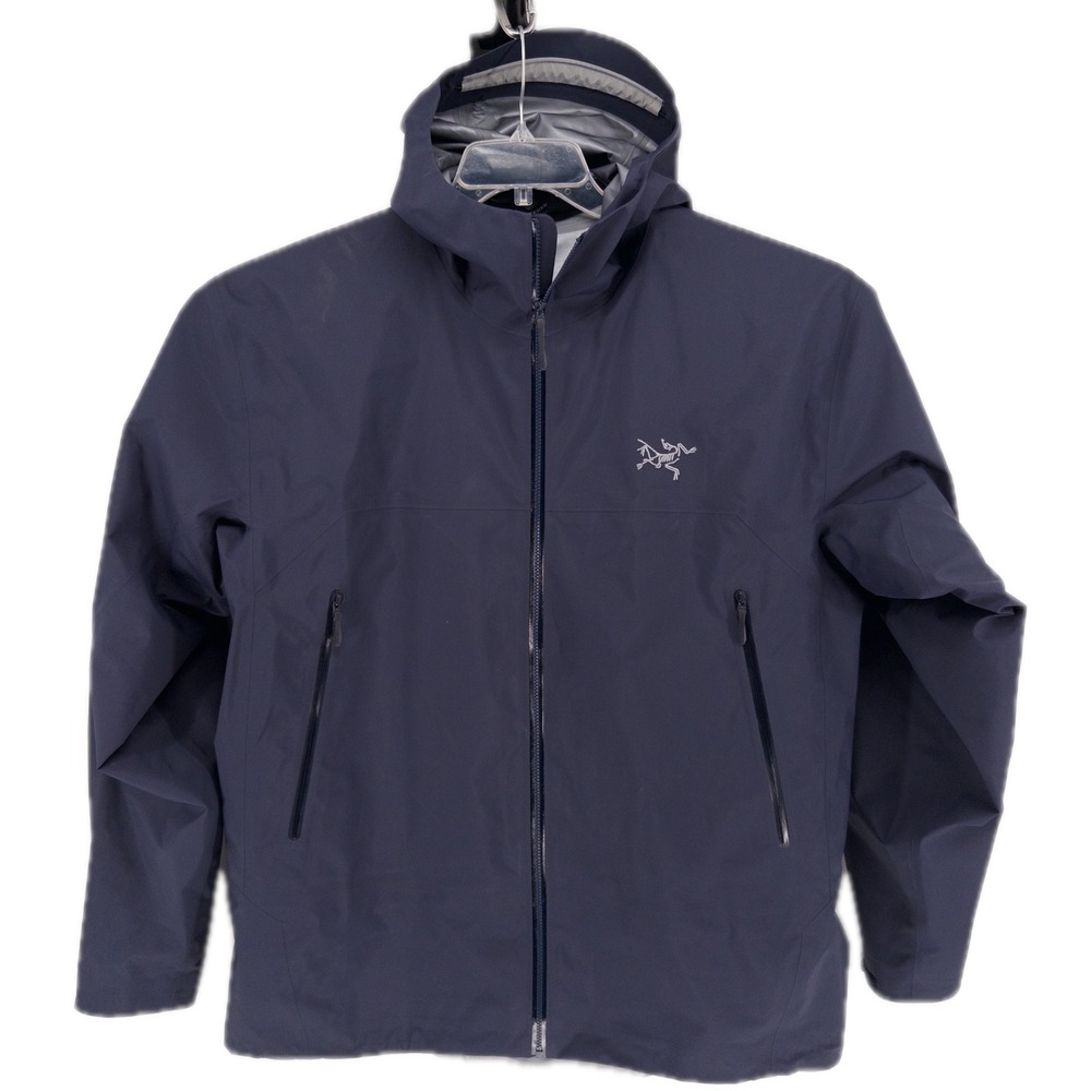 Arc'teryx Mens XL Beta Jacket Black Sapphire GORE-TEX Shell Gorpcore EUC